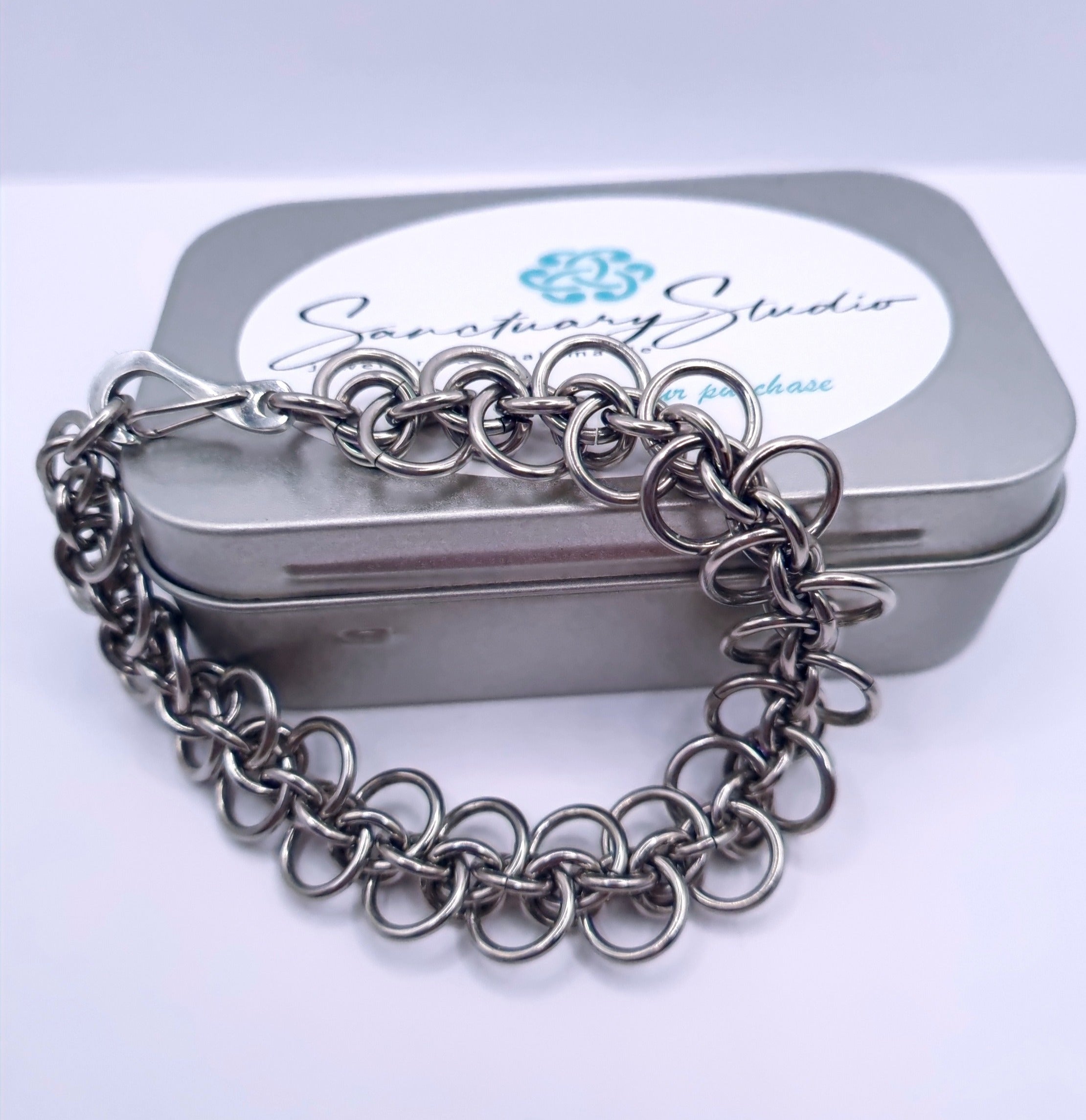 Zephyr Chainmaille Bracelet image 0