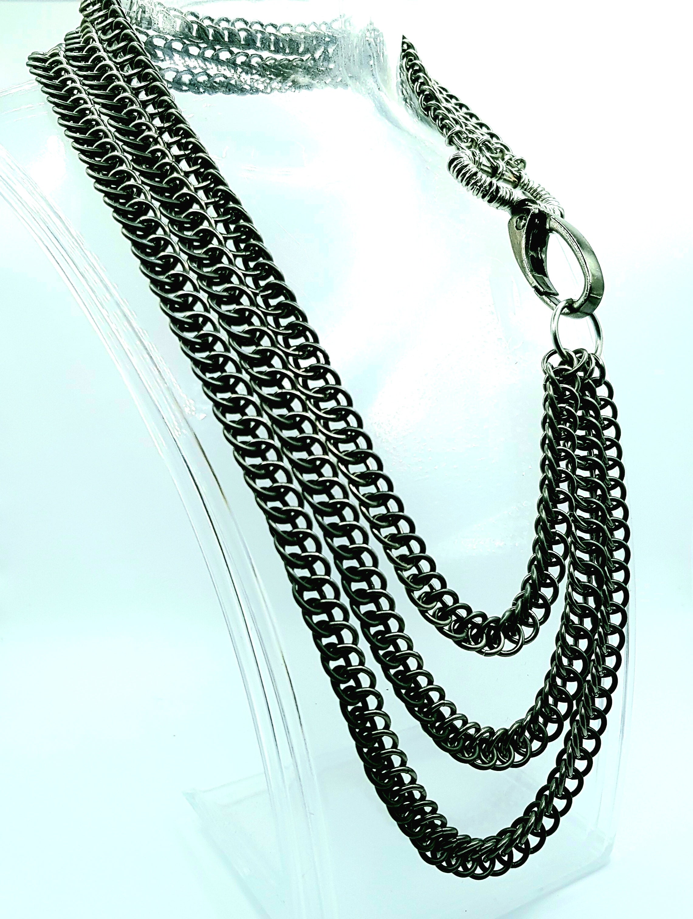 Half Persian 3in1 Chainmaille Necklace - Sanctuary Studio
