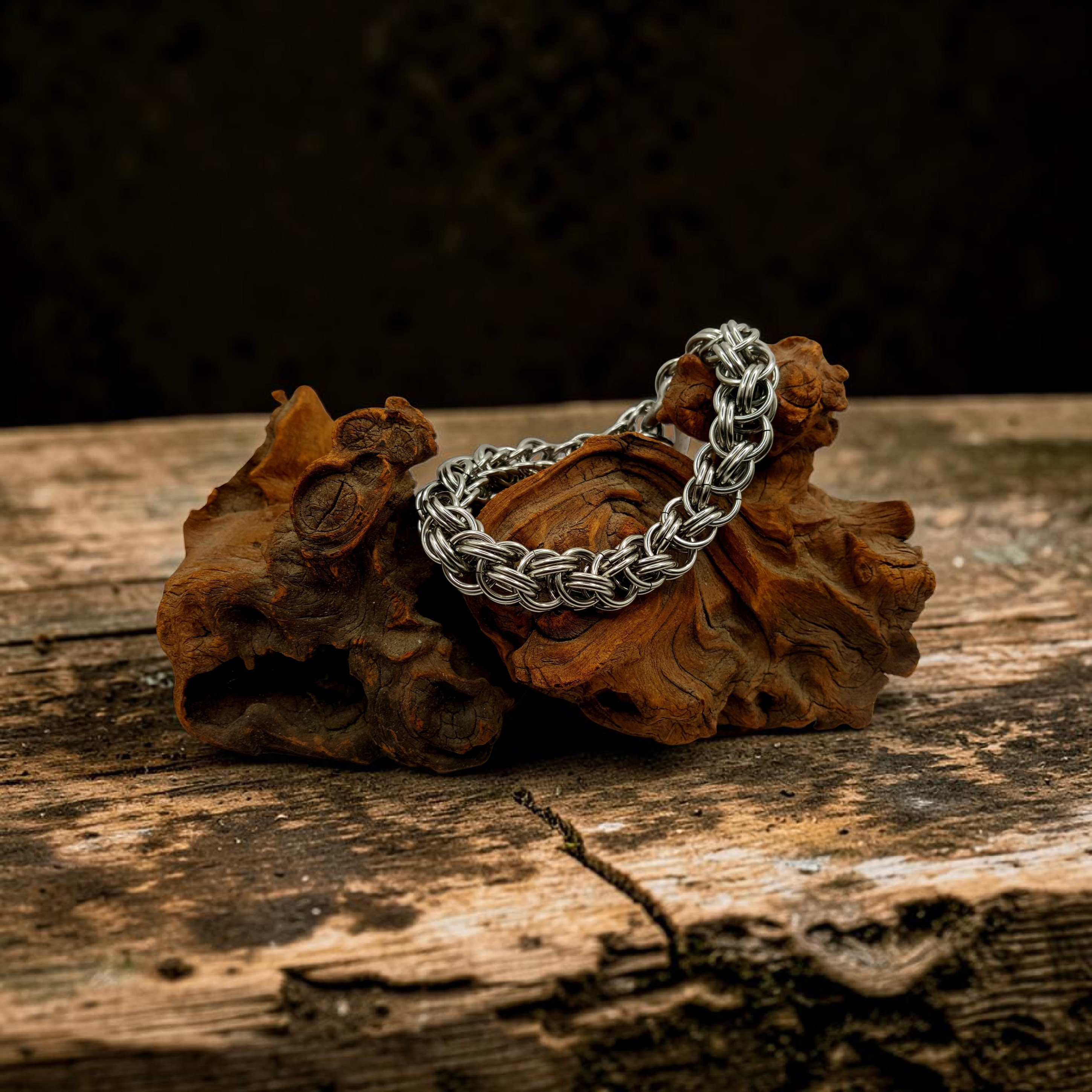 Full Persian X Back 6 in 1 Chainmaille Bracelet - Stainless Steel