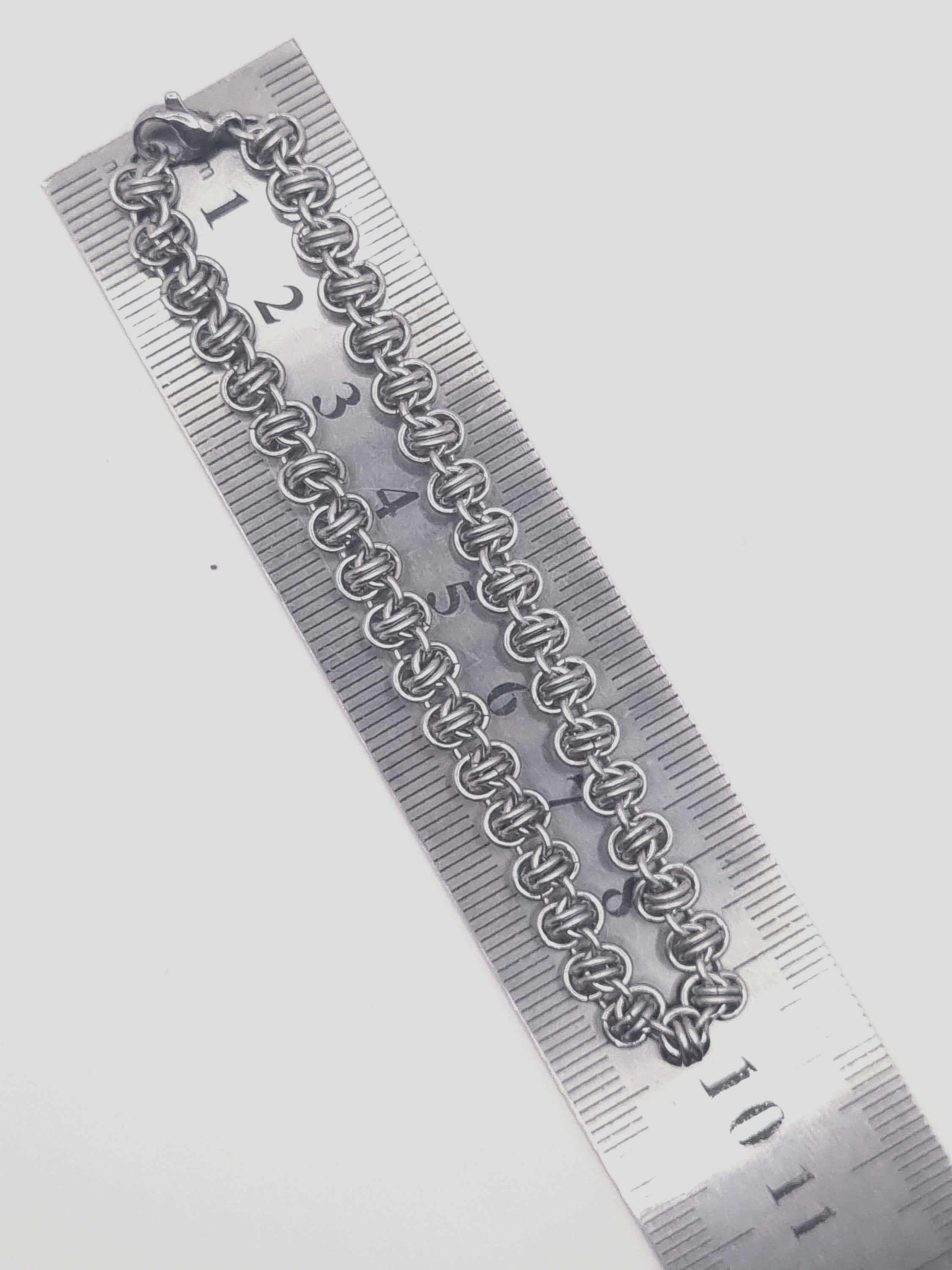 Barrel Weave Micro Chainmaille Bracelet image 3
