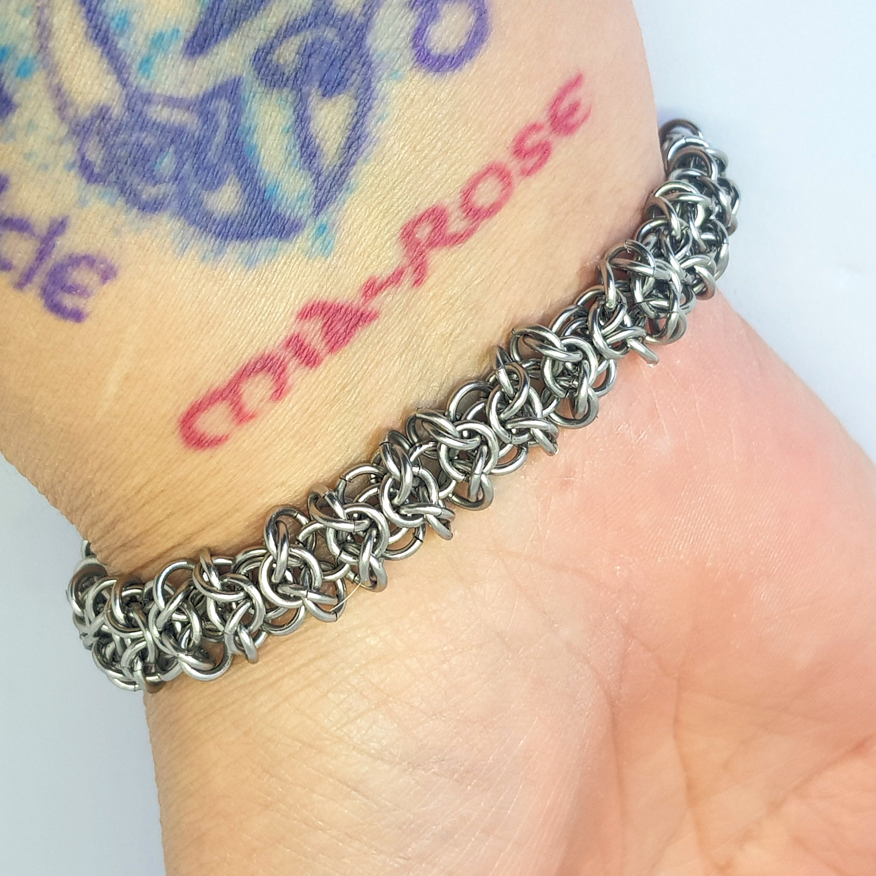 Orc Weave Chainmaille Bracelet image 1