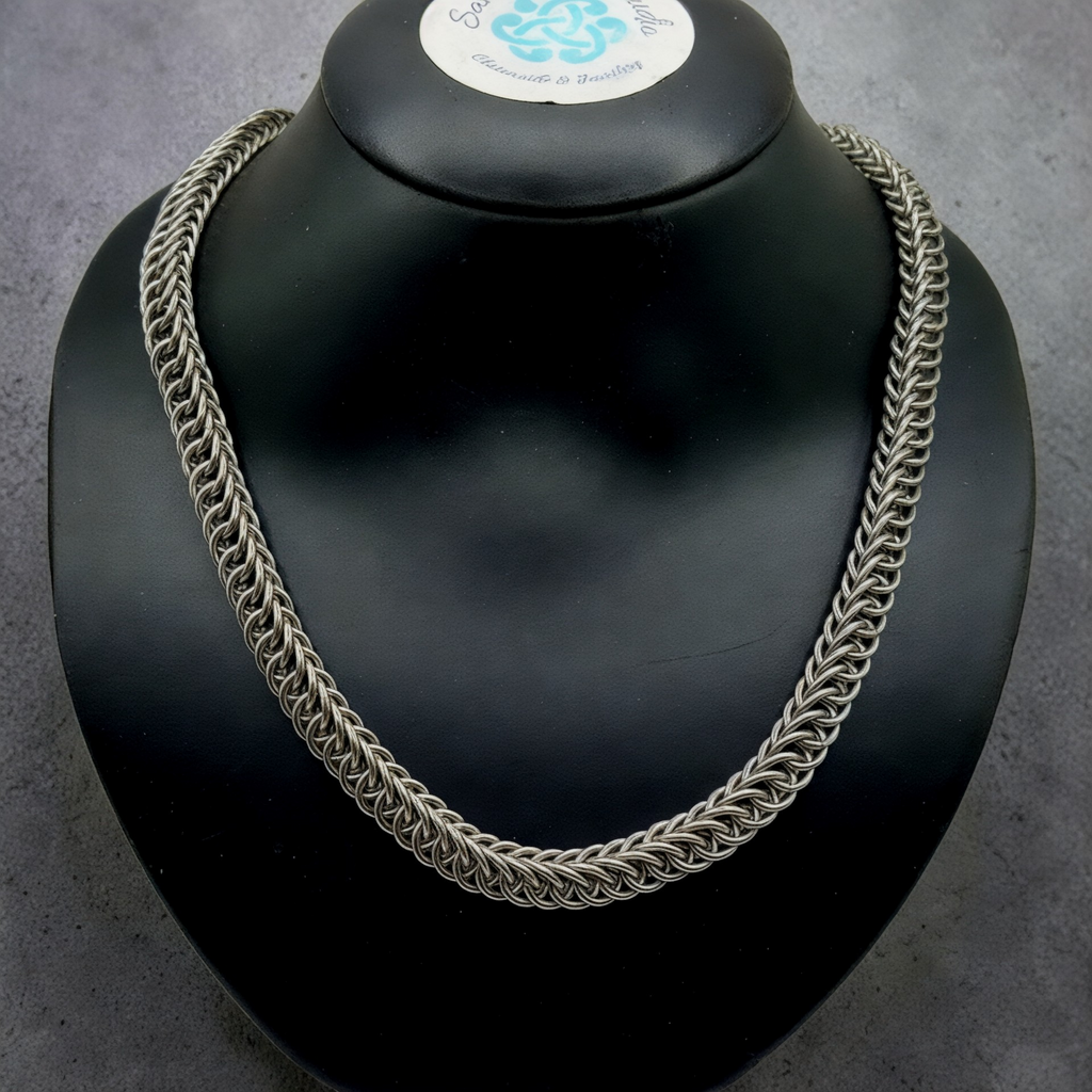Half Persian 4in1 Chainmaille Necklace/Wallet Chain - Stainless Steel