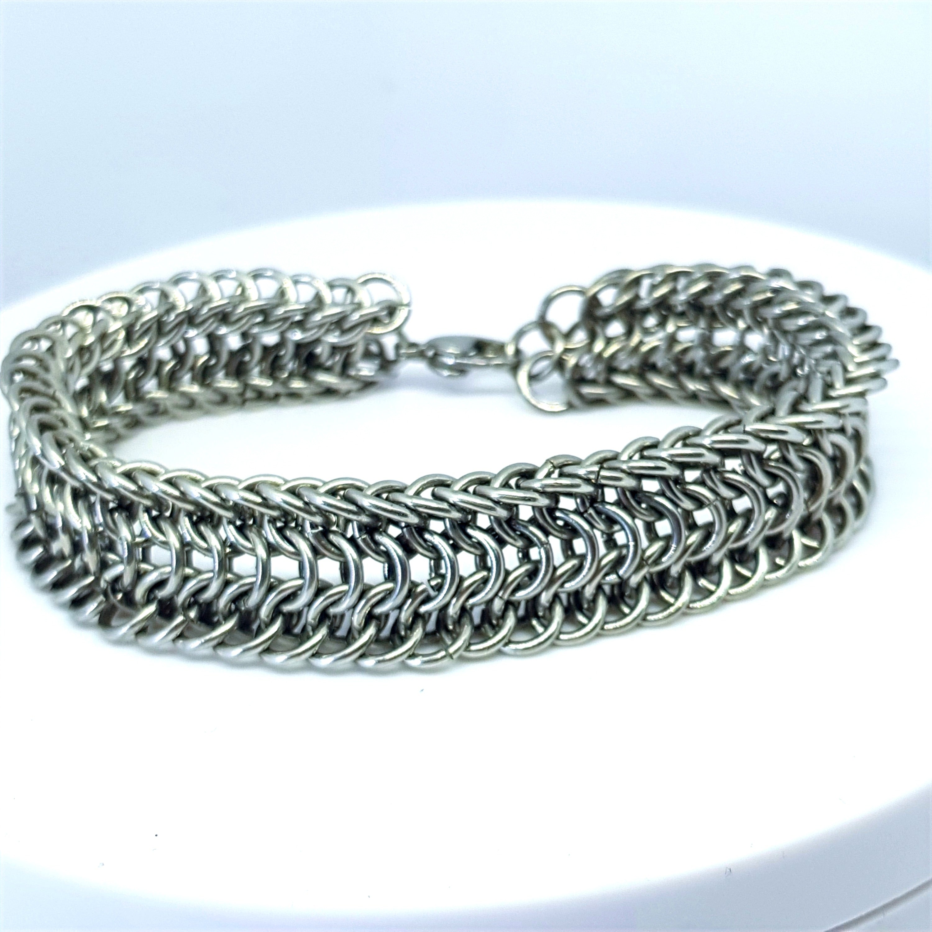 Alligator Back Weave Reversible Bracelet image 0